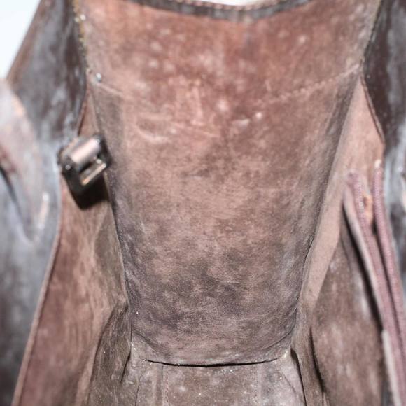 GUCCI Hand Bag Leather 2way Brown 001 2058 1853 6 Auth ac2382 - Picture 11 of 16